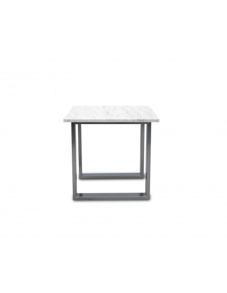 Tradycyjny stolik kawowy Fini S z blatem marmurowym Bianco Fashion-Home