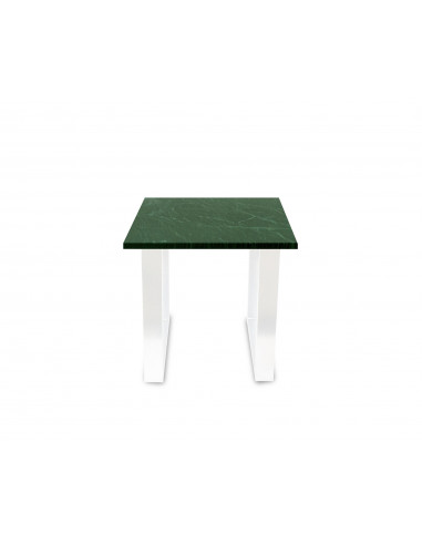 Tradycyjny stolik kawowy Fini S z blatem marmurowym Verde Fashion-Home