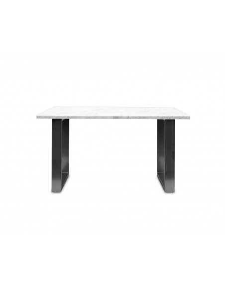 Tradycyjny stolik kawowy Fini L z blatem marmurowym Bianco Fashion-Home