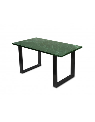 Tradycyjny stolik kawowy Fini L z blatem marmurowym Verde Fashion-Home