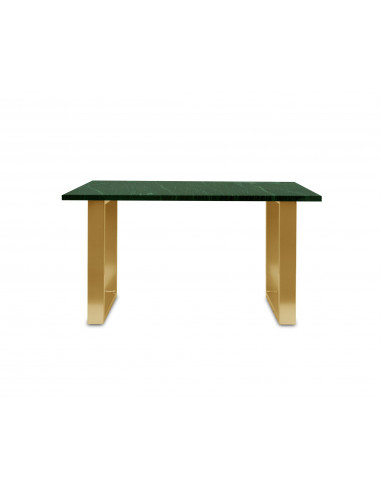 Tradycyjny stolik kawowy Fini L z blatem marmurowym Verde Fashion-Home