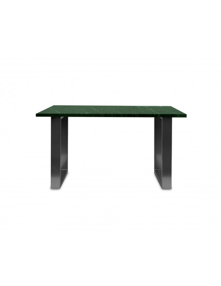 Tradycyjny stolik kawowy Fini L z blatem marmurowym Verde Fashion-Home